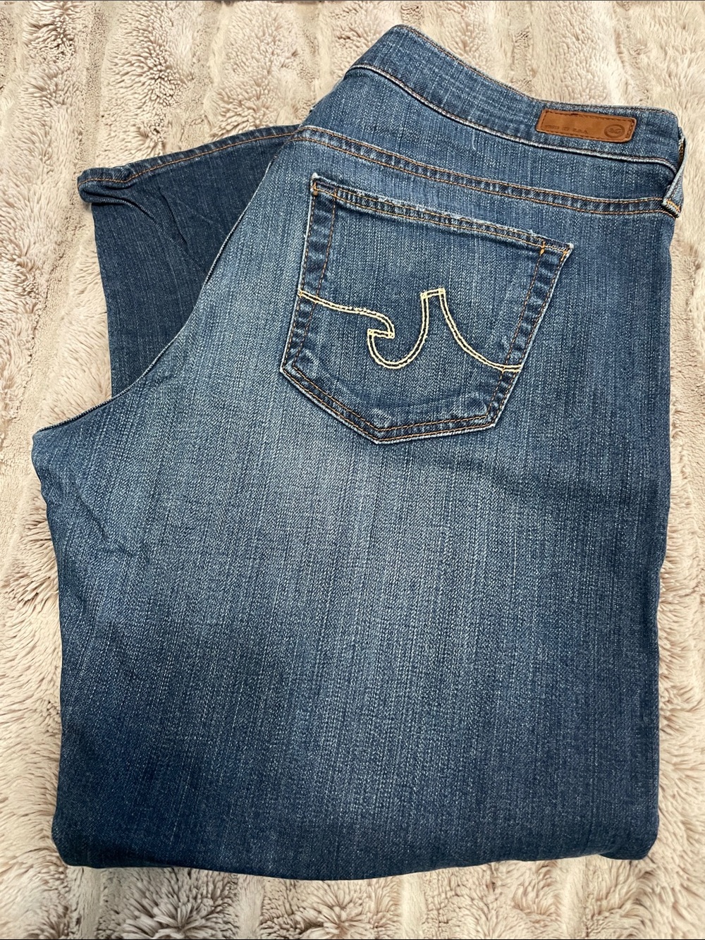 AG the Tomboy Crop Jeans.